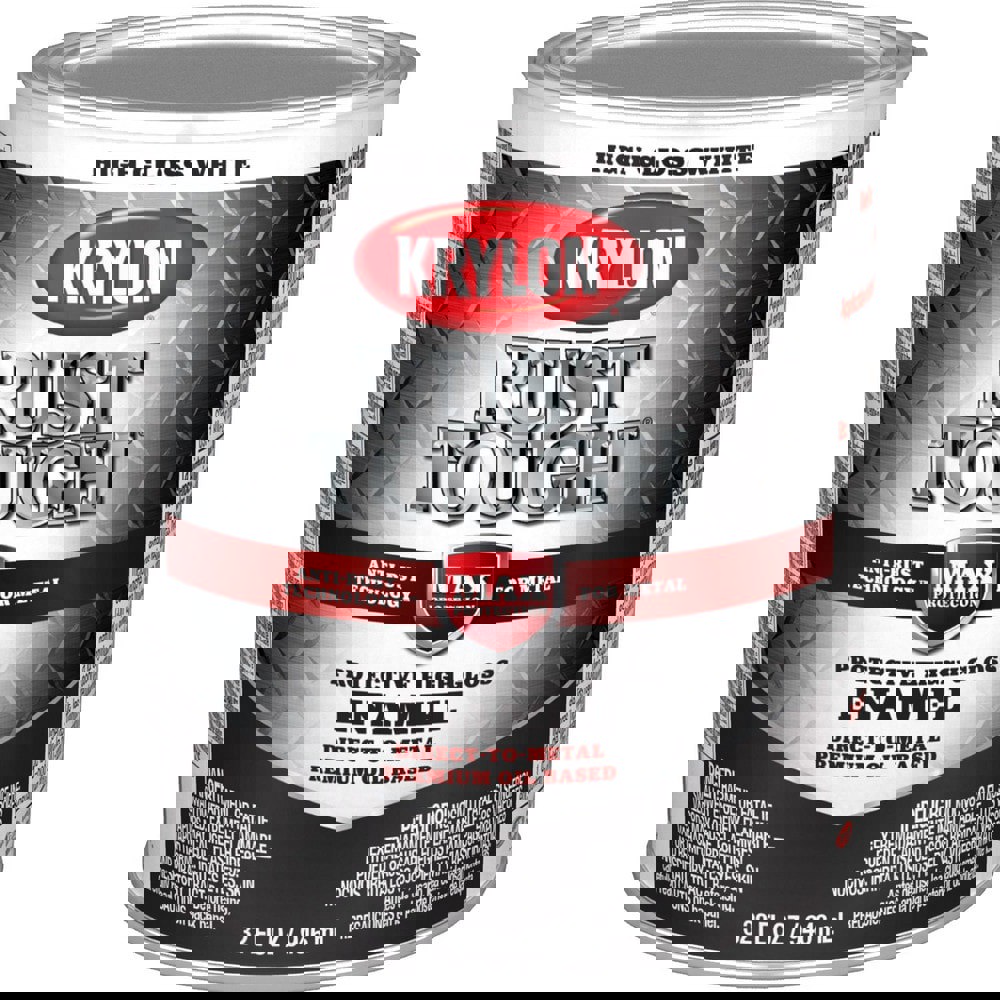 Paints; Product Type: Brush-On; Anti-Rust ; Color Family: White ; Color: White ; Finish: Gloss ; Applicable Material: Metal; Aluminum; Steel ; Indoor/Outdoor: Indoor; Outdoor